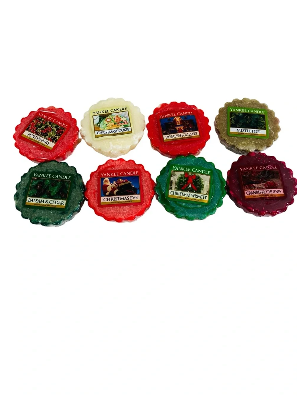 Yankee Candle Wax Tarts Holiday Collection Set Of 8